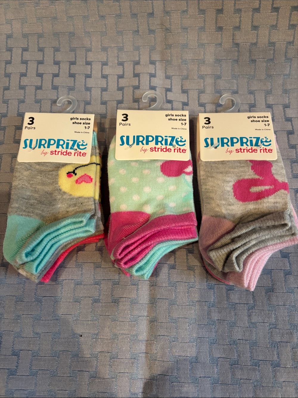 NWT Stride Rite 3 packs of 3 socks